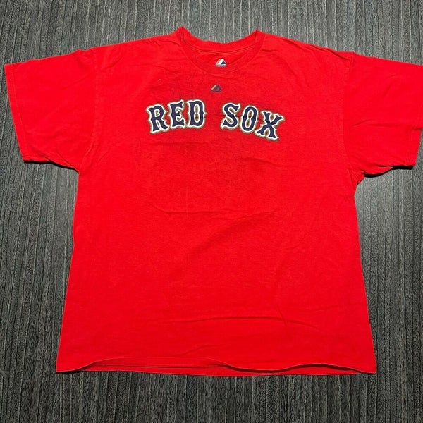 Dustin Pedroia Boston Red Sox T Shirt Men Large Adult Gray MLB Baseball  Fenway