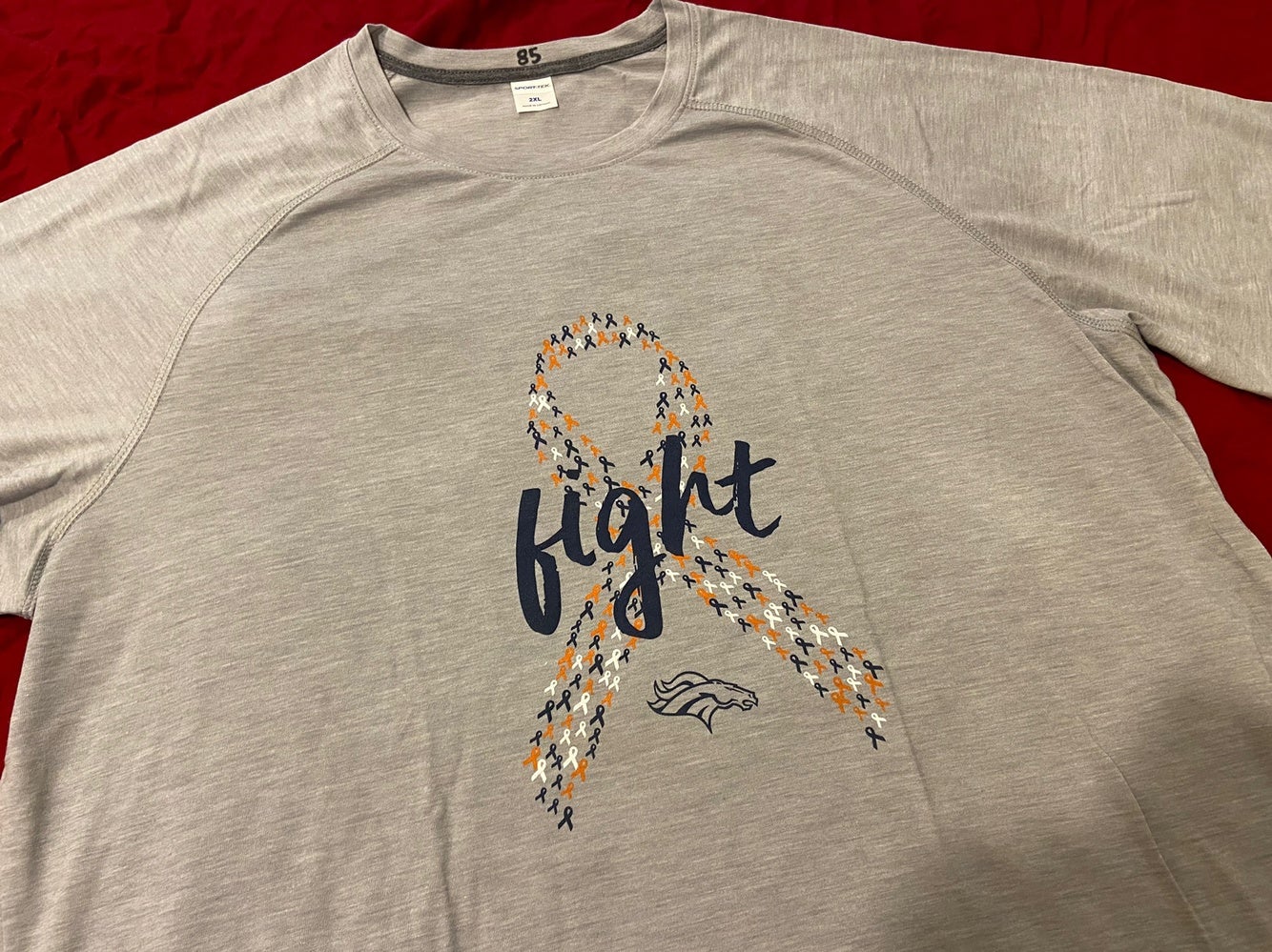 NFL Denver Broncos #85 Team Issued 'Fight Like a Bronco' T-Shirt