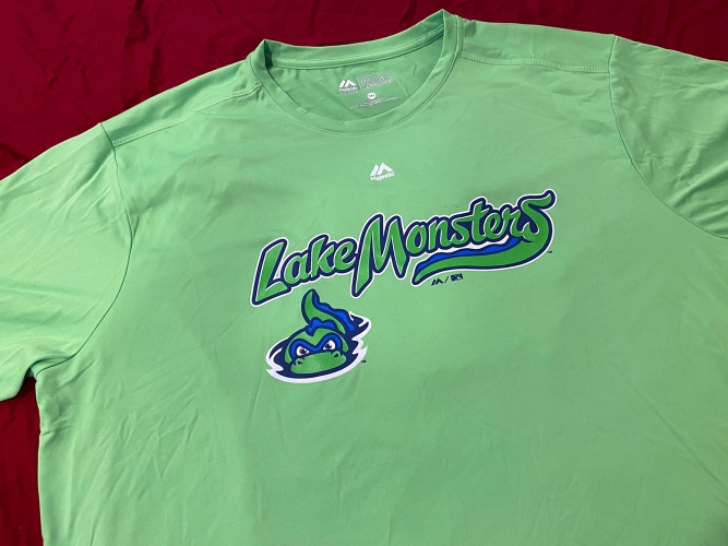 MILB Vermont Lake Monsters 3XL Majestic T-Shirt - NEW