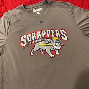 MILB Mahoning Valley Scrappers Majestic T-Shirt Size Large - NEW