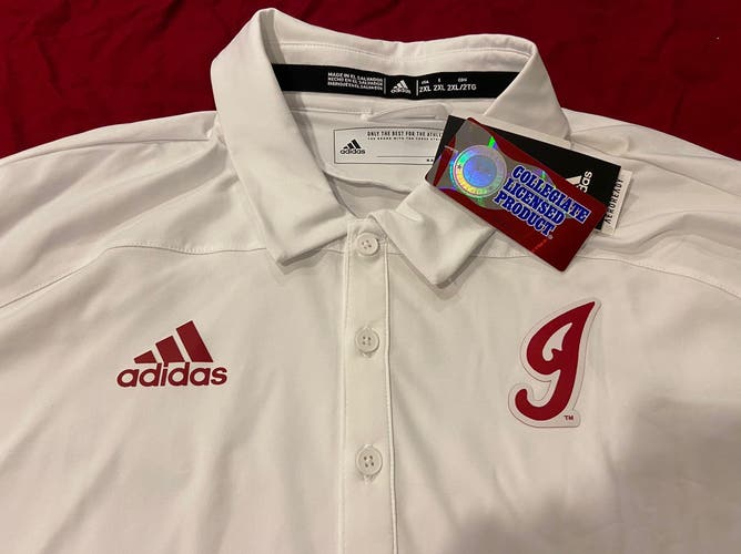 NCAA Indiana Hoosiers Adidas Polo / Golf Shirt XXL * NEW ~ (PLEASE READ FULL DESCRIPTION!)