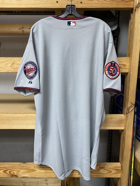 Minnesota Twins Authentic Home Gray Men's New Adult Size 48 Majestic