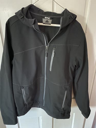 Black Jacket Men's Adult New Large SYNC