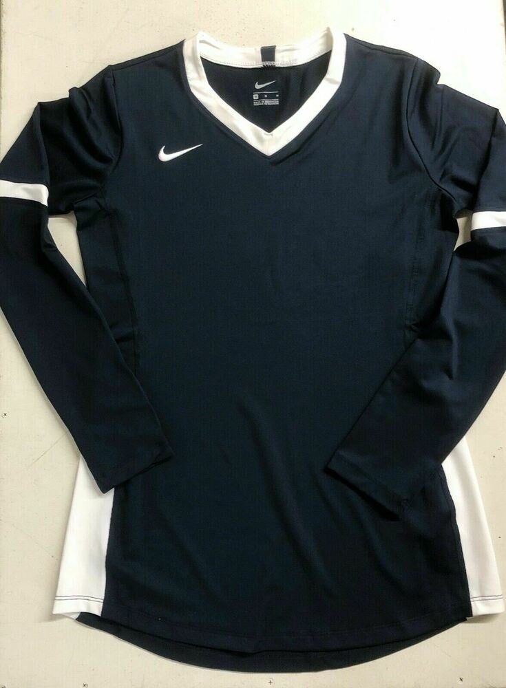 Nike, Tops, Nwt Nike Vapor Pro Black White Long Sleeve Volleyball Sport  Jersey