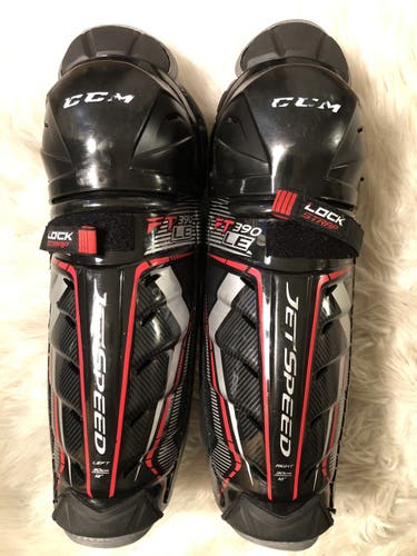 CCM Jetspeed FT390 LE Shin Pads. 12 inch