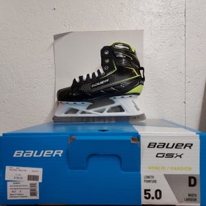 Hockey Goalie Skates New Bauer GSX Regular Width