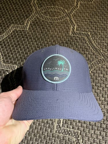 Blue Used Small / Medium Travis Matthew Hat