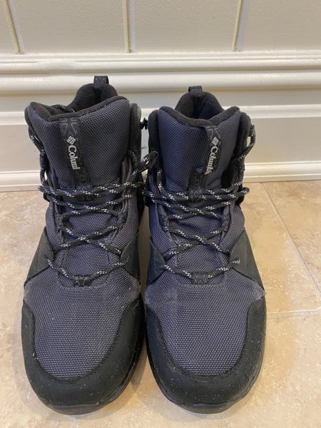 Black Used Size Men's 10.5 (W 11.5) Columbia Boots