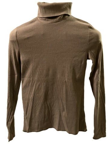 NWT Wild Fable Women’s Dog Bone Striped Turtleneck Olive Green Size Small