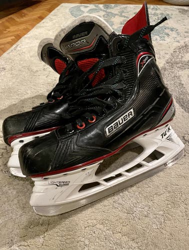 Hockey Skates Senior Used Bauer Vapor X500 Regular Width Size 9.5