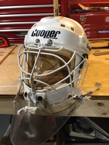 Cooper SK2000 with HM30 Cage Goalie Helmet