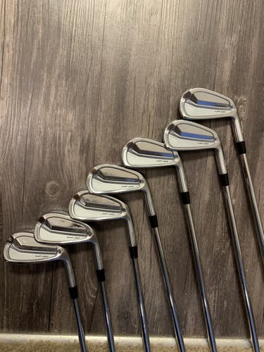 Mizuno MP-20 MMC ~ 4-9, PW ~ Nippon Tour 120 X-stiff Shafts ~ Lamkin Mid Size Grips