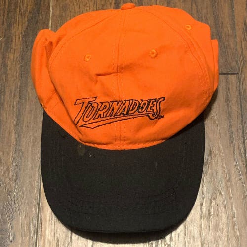 Worcester Tornadoes Can Am League Indy Ball Orange Adjustable Team Logo Hat