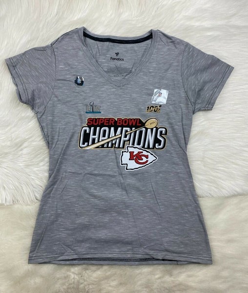 Kansas City Chiefs NFL Pro Line Women's Super Bowl LIV Champion T-Shirt  Women S