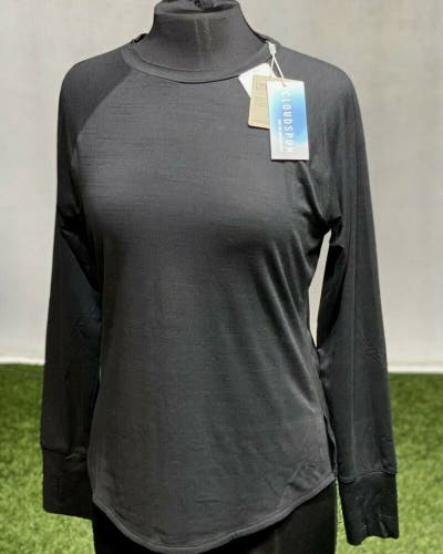 PUMA Womens 2022 Cloudspun Long Sleeve Layering Top Shirt Black Small S #43235