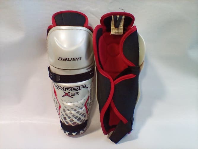 Used Bauer Vapor 10" Hockey Shin Guards