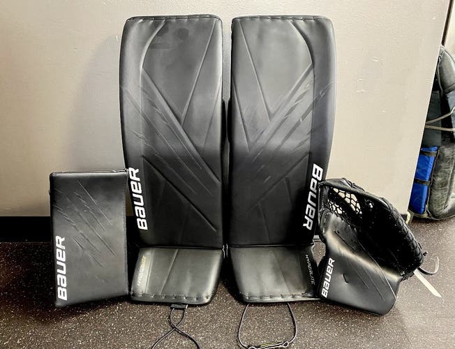 36" Regular  Hyperlite Goalie Full Set Black