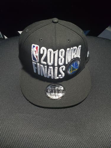 Black Golden State Warriors 2018 NBA Finals New Era Snapback Hat