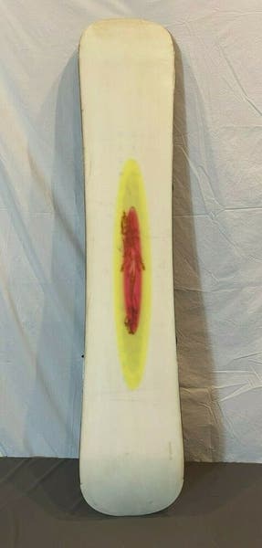 RARE Vintage 1996 GNU bas 154cm Freestyle Snowboard w/Technine T9