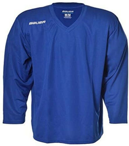 NWT Bauer 200 Series Senior Core Practice Jersey Royal Blue Size Small