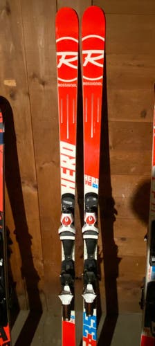 New  Racing With Bindings Max Din 18 Hero FIS GS Pro Skis