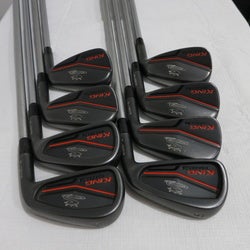 Cobra King Forged CB/MB Black Iron Set - 4-PW, GW - KBS Tour Custom Stiff Steel