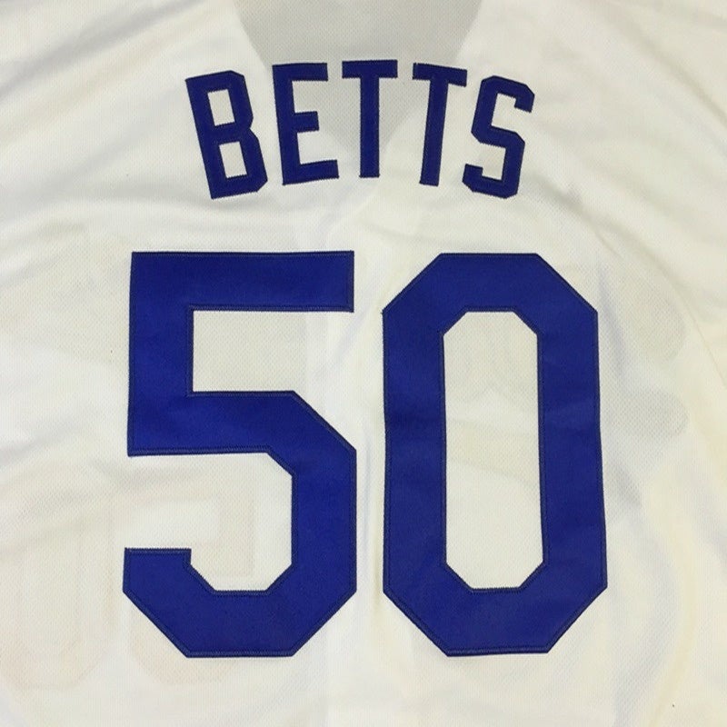 Los Angeles Dodgers Mookie Betts White Adult Men's New XXL