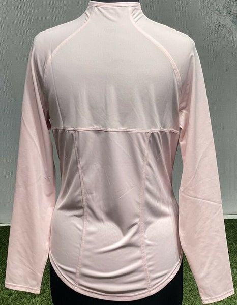 PUMA Women's 2022 Shine 1/4 Zip Pullover Chalk Pink Ladies Small S New #43235