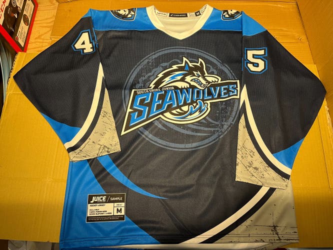 Medium New Black Adult Unisex Game Athletic Jersey