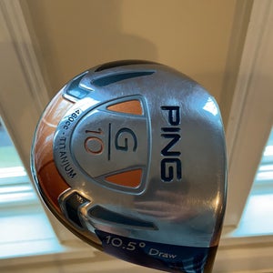 Driver Men's Used Ping Right Handed G10 Draw Regular Flex 10.5 Loft