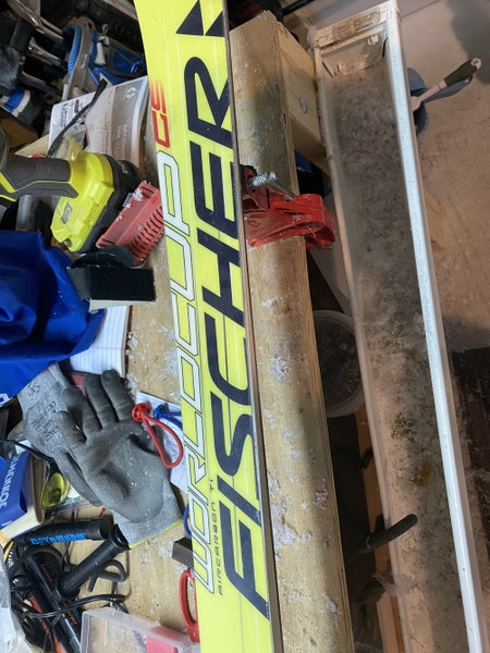 Skis Unisex Fischer Racing RC4 World Cup GS With Bindings Max Din 17