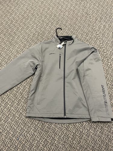 Bauer Supreme Gray Midweight youth Xl jacket