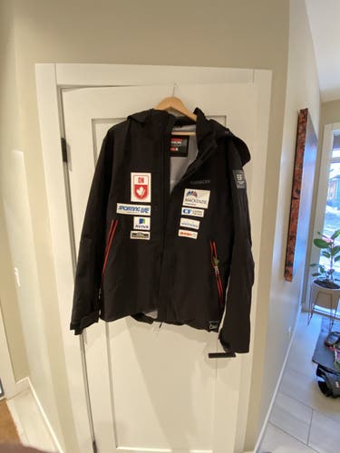 Black Men's XL Karbon Jacket - Ontario Ski Team