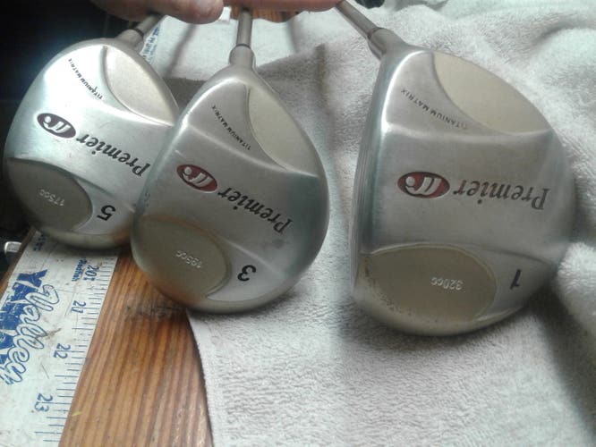 Mitsushiba Driver, 3w and 5W- RH - Graphite - L Flex W/Putter and First Lady 5i-W Irons