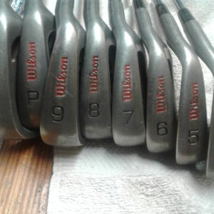 Wilson 1200 Ge 4i-9i, PW and SW Golf Iron Set (8 Clubs) - Steel Shafts