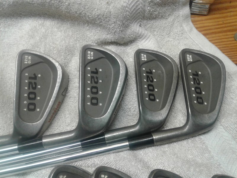 Wilson 1200 Ge 4i-9i, PW and SW Golf Iron Set (8 Clubs) - Steel Shafts