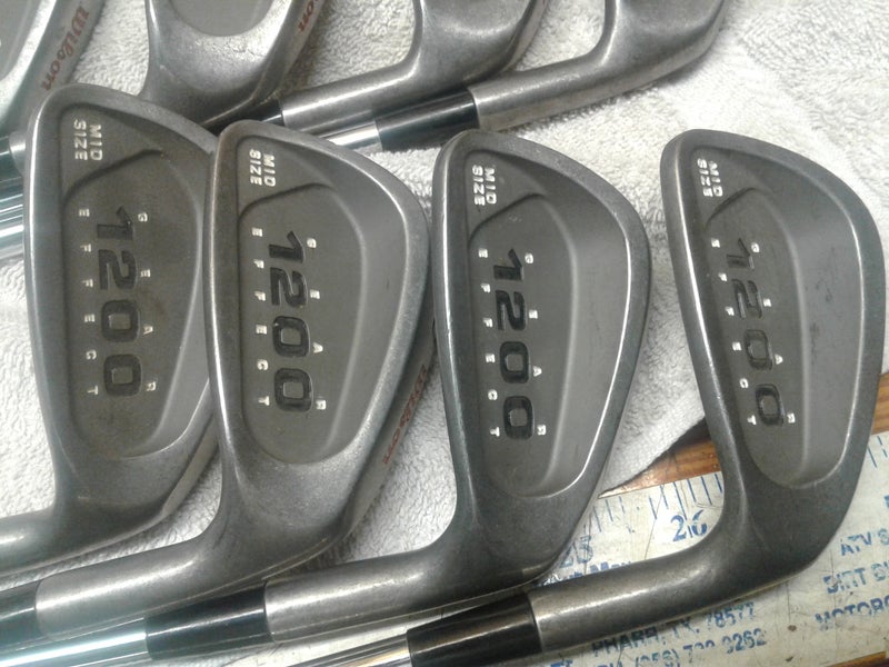 Wilson 1200 Ge 4i-9i, PW and SW Golf Iron Set (8 Clubs) - Steel Shafts