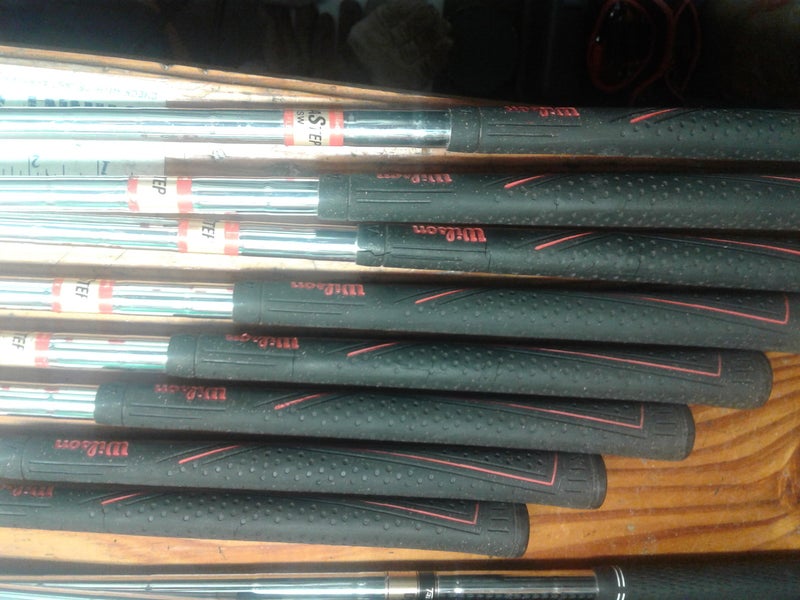 Wilson 1200 Ge 4i-9i, PW and SW Golf Iron Set (8 Clubs) - Steel Shafts