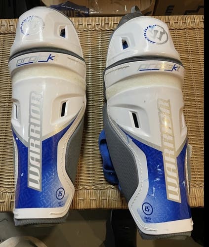 Used Warrior Projekt 15” Shin Pads