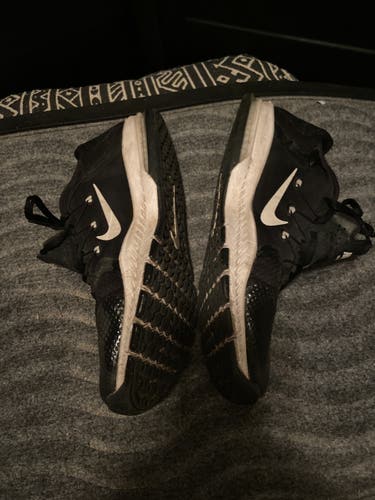 Used Black Mens Baseball Nike Turf Training Shoes