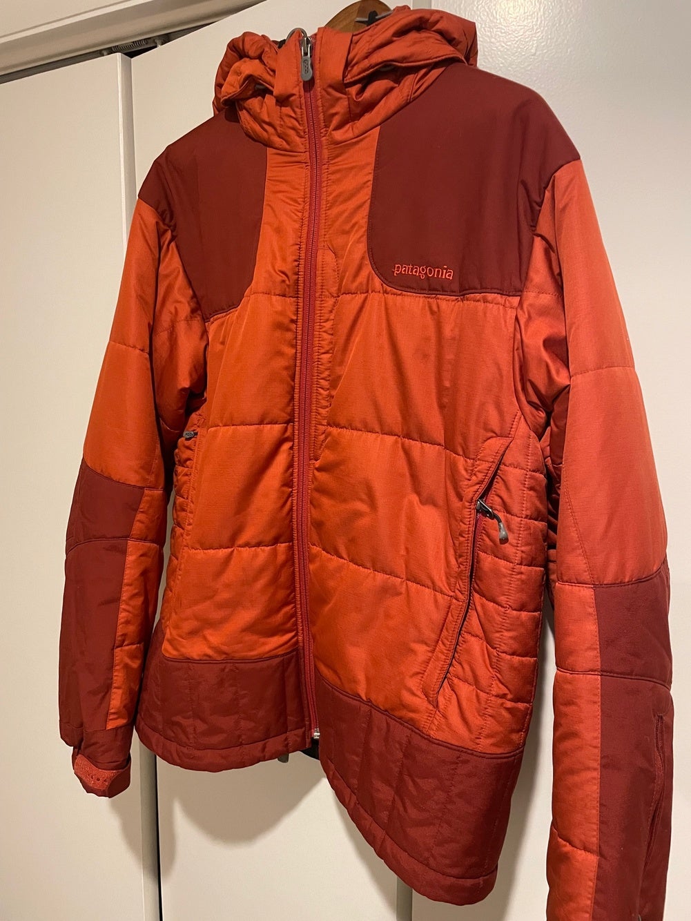 PATAGONIA Puff Rider Jacket Men's - Red/Orange - Medium - Great