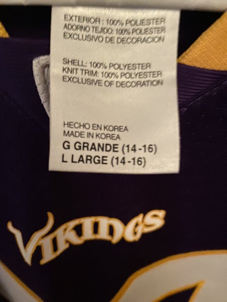 Minnesota Vikings Jersey Youth 42 Sharper 