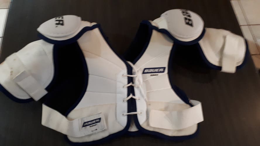 Lightweight Vintage Shoulder Pads Senior Large Bauer SB60