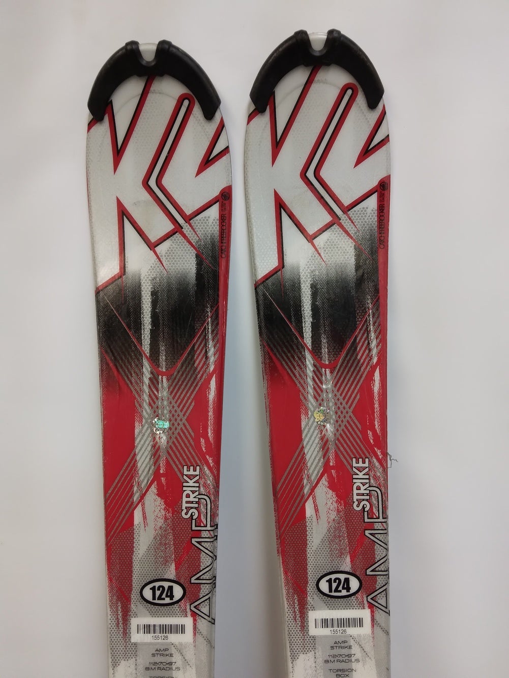 K2 AMP Strike 124 cm Skis with Salomon L10 Bindings 