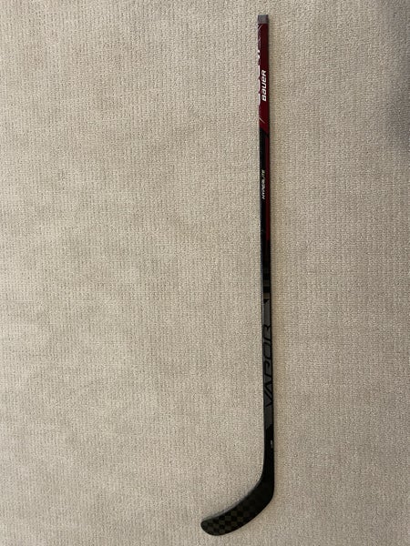 Bauer Vapor HyperLite Hockey Stick SR LH Pro Stock Game Used L. Eriksson 65”