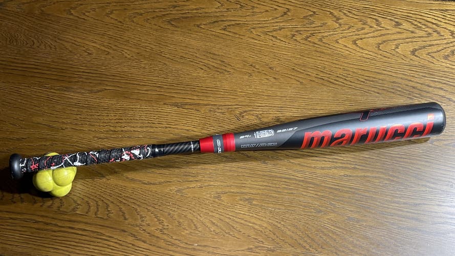 Bat Used USSSA Certified 2021 Marucci Hybrid Cat 9 Connect (-5) 27 oz 32"