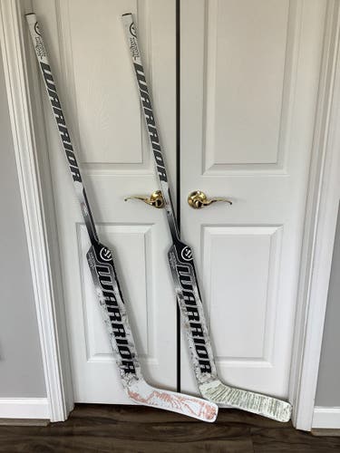 2 Warrior Senior Regular 26" Paddle Ritual V3 Goalie Sticks