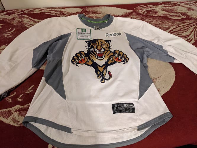Reebok Edge 3.0 White Florida Panthers Practice jersey