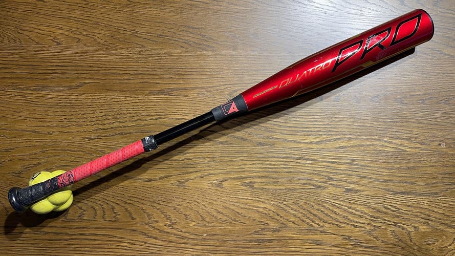 Bat Used BBCOR Certified 2021 Rawlings Composite Quatro Pro (-3) 28 oz 32"