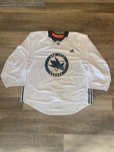 San Jose Sharks Used Practice Goalie Jersey